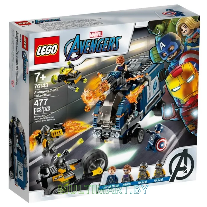 Конструктор LEGO Marvel Avengers 76143 Мстители: Нападение на грузовик